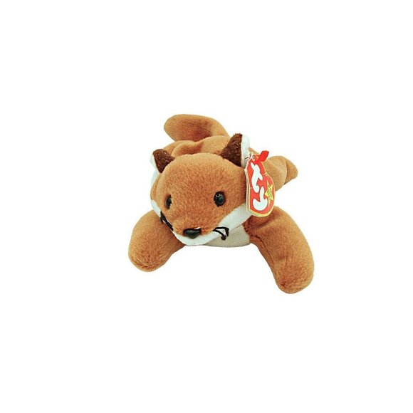 Vintage 1996 TY Beanie Babies Sly The Red Fox with Tags 9" Security Toy Kid Baby - Picture 4 of 10